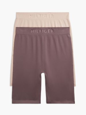 Seamless Biker Short 2-Pack, Beige / Sparrow