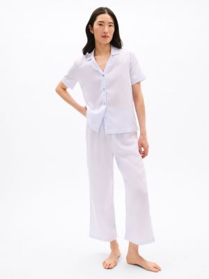 Stripe Top & Pant Pajama Set, Sweet Blue Stripe