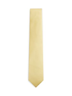 Silk-Blend Tie, Yellow