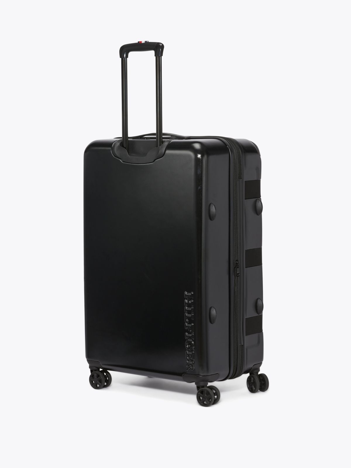 28" Colorblock Hardcase Spinner Luggage — Black