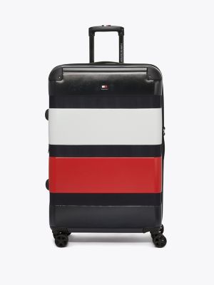 28" Colorblock Hardcase Spinner Luggage, Navy Multi