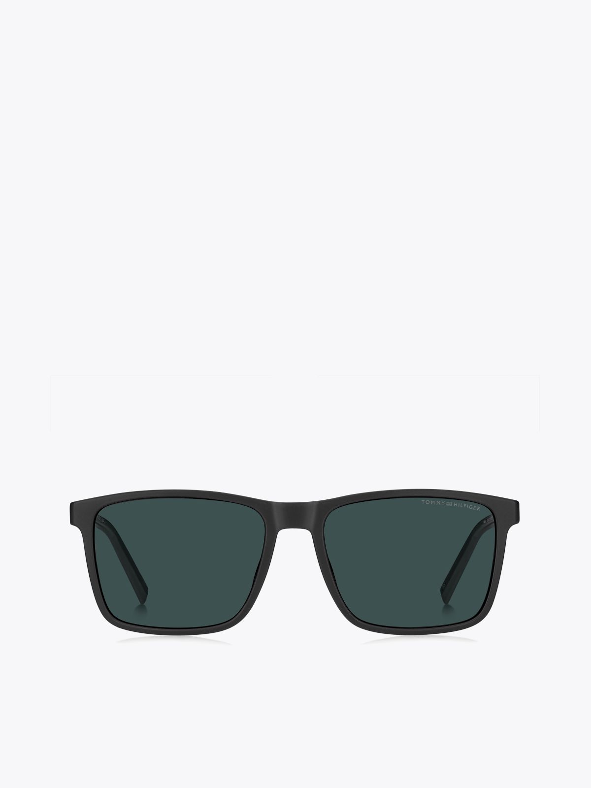 Sporty Rectangle Sunglasses — Black / Grey