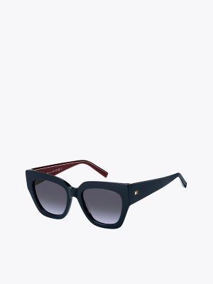 Everyday Butterfly Sunglasses, Navy / Red