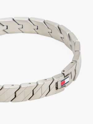 Diagonal Removable Link Bracelet, Silver