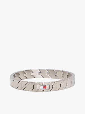 Diagonal Removable Link Bracelet, Silver