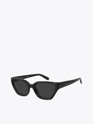 Sofia for Tommy Cat-Eye Sunglasses, Black