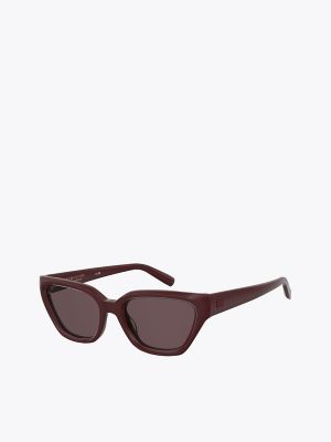 Sofia for Tommy Cat-Eye Sunglasses, Burgundy