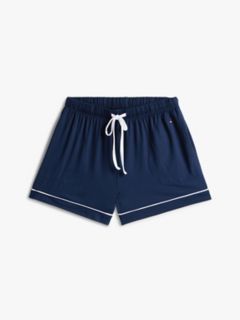 Contrast Trim Shirt & Short Sleep Set — Sky Captain 6