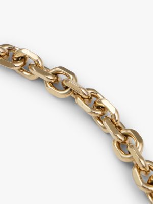 Мужское колье Tommy Hilfiger Signature Stripe Chain Link, цвет: Золотой — фото 3