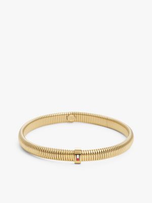 Stretch Bangle Bracelet, Gold