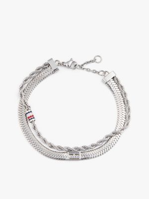 Double Layer Bracelet, Silver