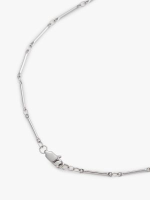 Женское колье Tommy Hilfiger Crystal Accent Lariat, цвет: Серебряный — фото 2