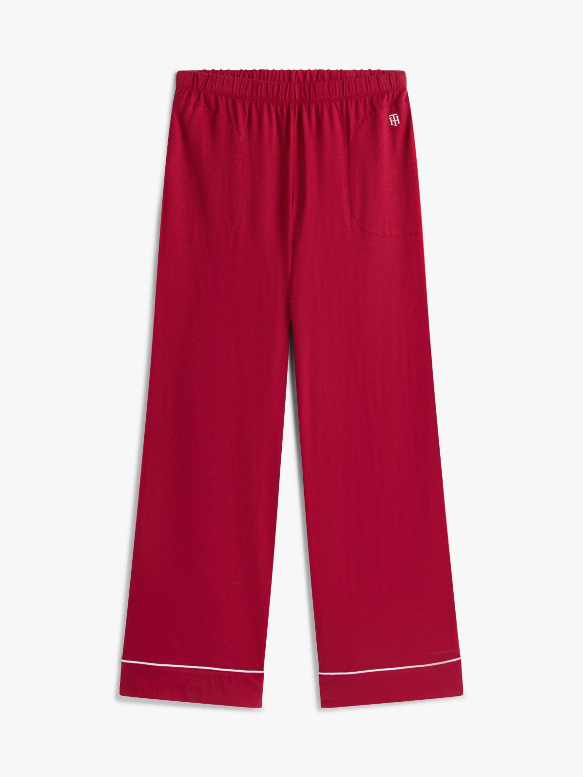 Long Sleeve Shirt & Pant Sleep Set — Garnet
