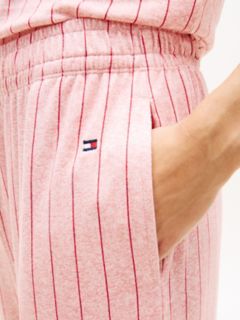 Cropped Tank Top & Pant Sleep Set — Blossom Pinstripe 2