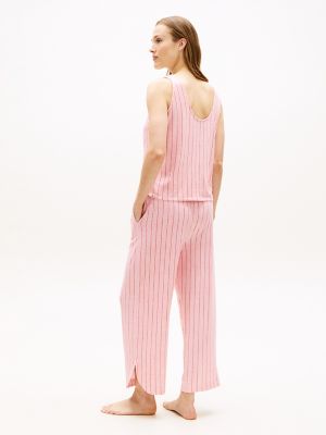 Женские брюки Tommy Hilfiger Cropped Tank Top & Pant Sleep Set — фото 4