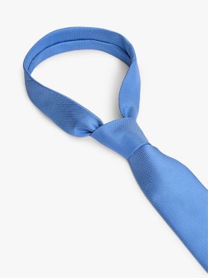 Мужские галстуки Tommy Hilfiger Solid Silk-Blend Tie, цвет: Синий — фото 3
