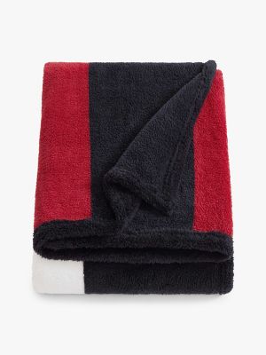 Hilfiger Flag Blanket, Core Navy / Red / White