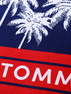 トミーフィルフィガー プールタオル Palm Tree Logo Beach Towel | Tommy Hilfiger