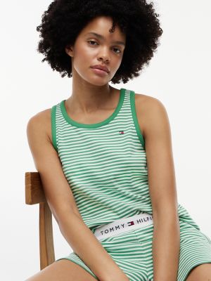 Женские брюки Tommy Hilfiger Striped Tank Top & Short Sleep Set — фото 3