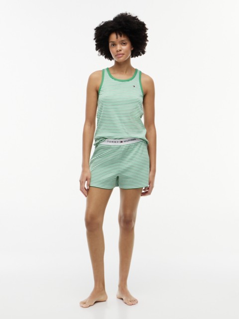 Женские брюки Tommy Hilfiger Striped Tank Top & Short Sleep Set