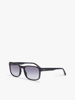 Classic Rectangular Frame Sunglasses — Blue 1