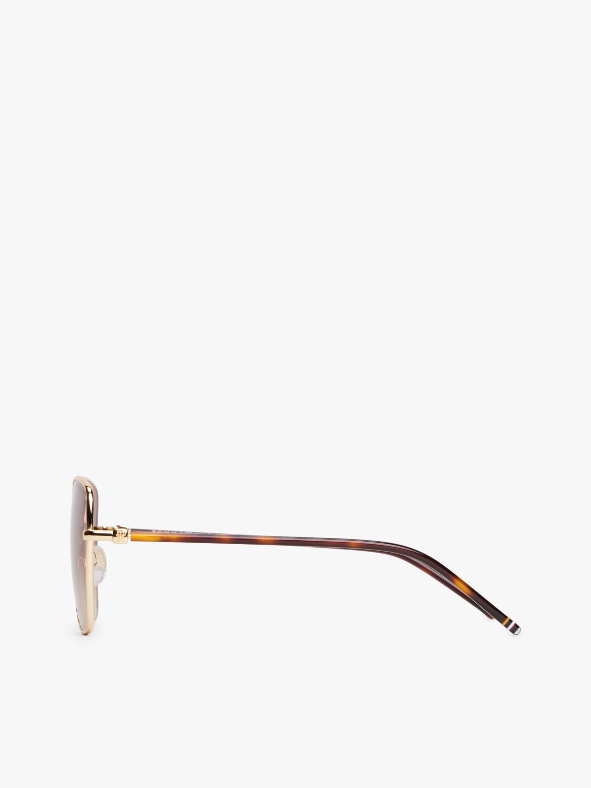 Metal Butterfly Frame Sunglasses — Rose Gold