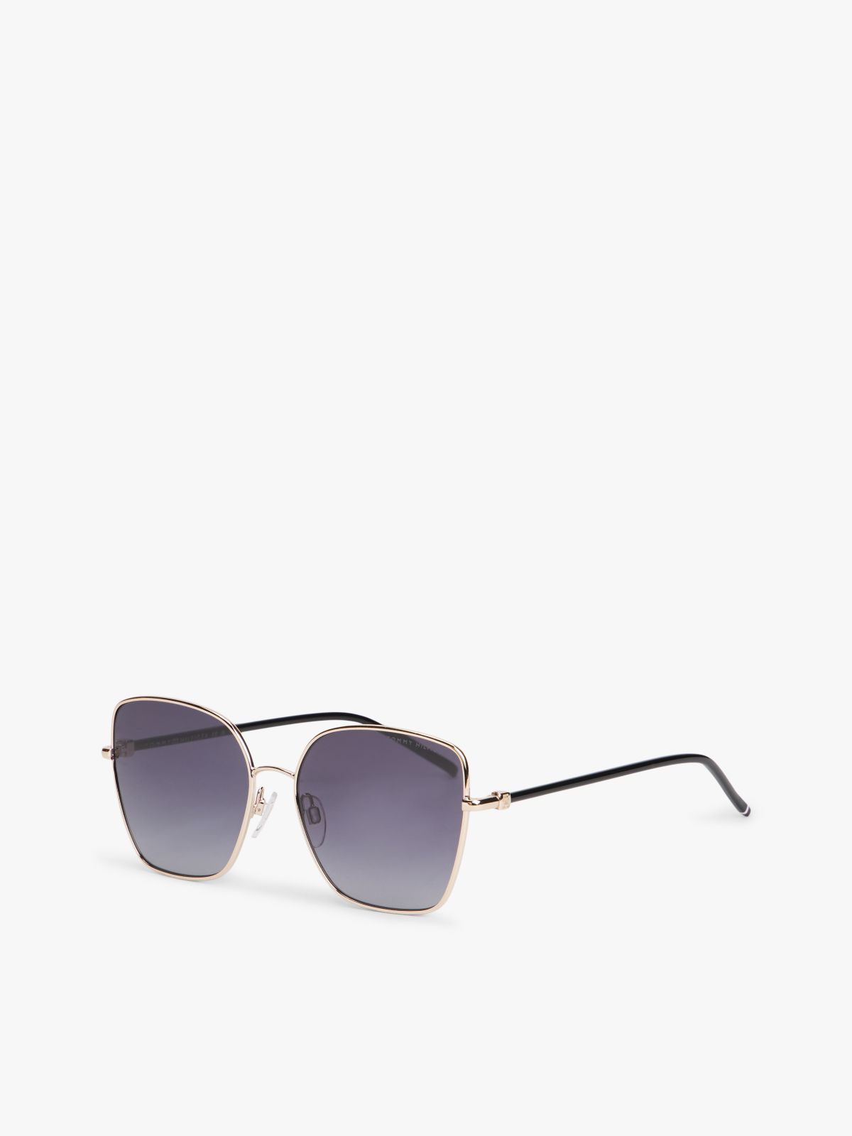 Metal Butterfly Frame Sunglasses — Gold