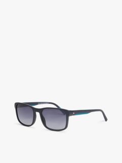 Rectangular Frame Sunglasses — Grey 1