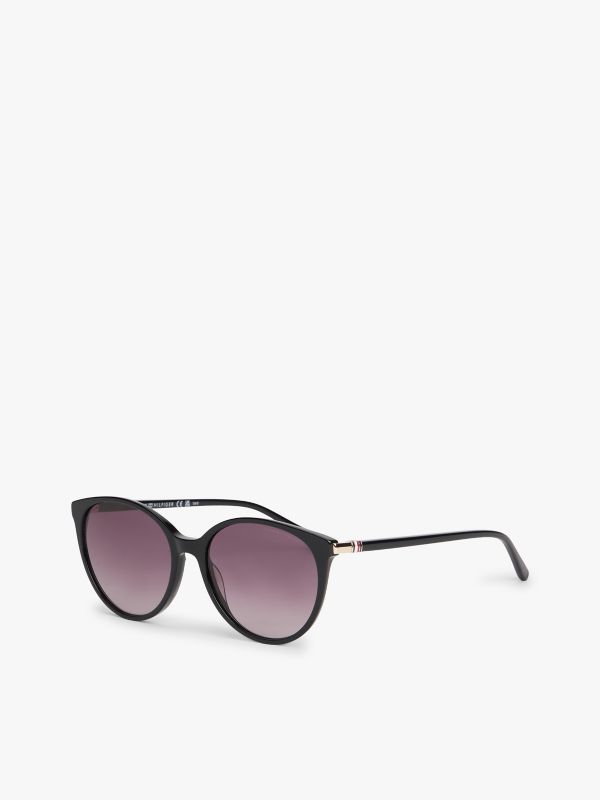 Pantos Frame Sunglasses — Black