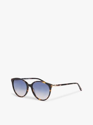 Bold Butterfly Frame Sunglasses, Havana