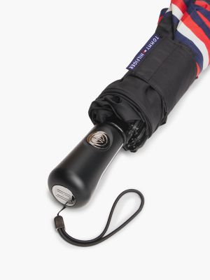 Зонты Tommy Hilfiger Signature Stripe Umbrella, цвет: Чёрный полосатый — фото 3