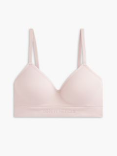 Tommy Logo Seamless Bralette — Balanced Beige 5