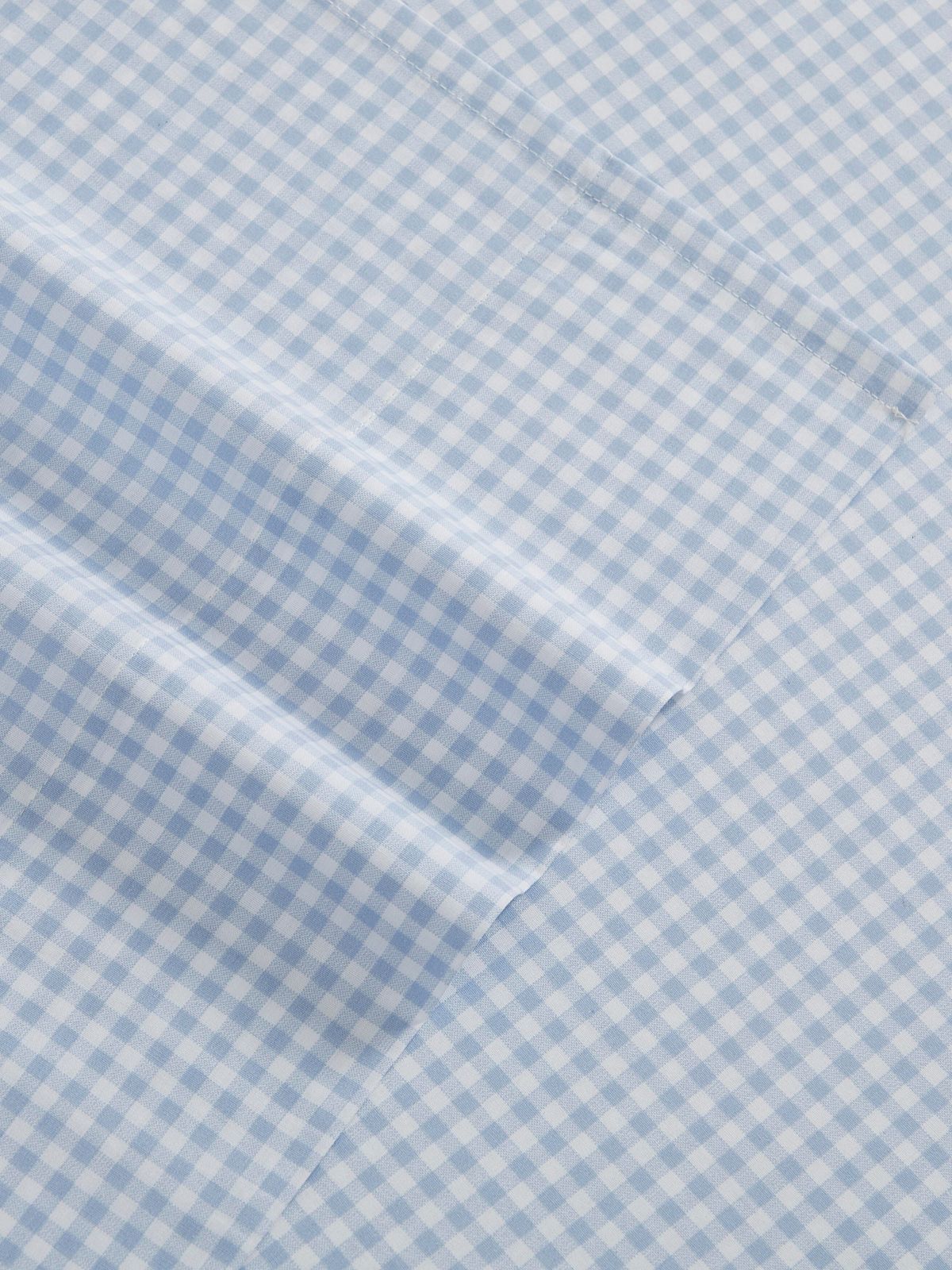 Check Print Sheet Set — White/ Blue