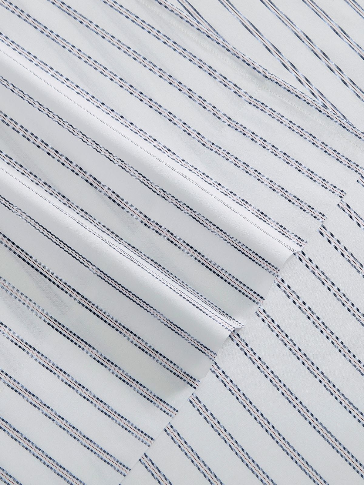 Summer Stripe Print Sheet Set — White/Multi