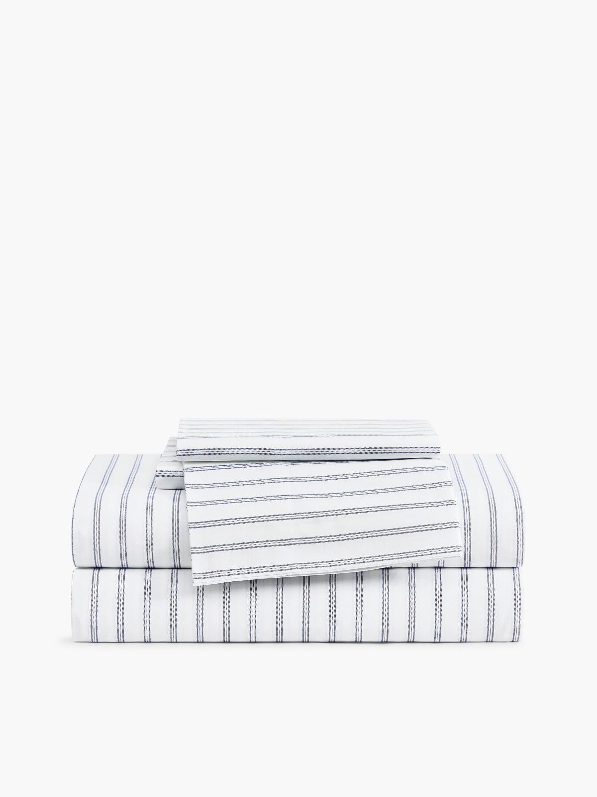 Summer Stripe Print Sheet Set — White/Multi