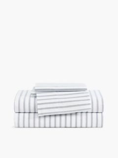 Summer Stripe Print Sheet Set — White/Multi 1