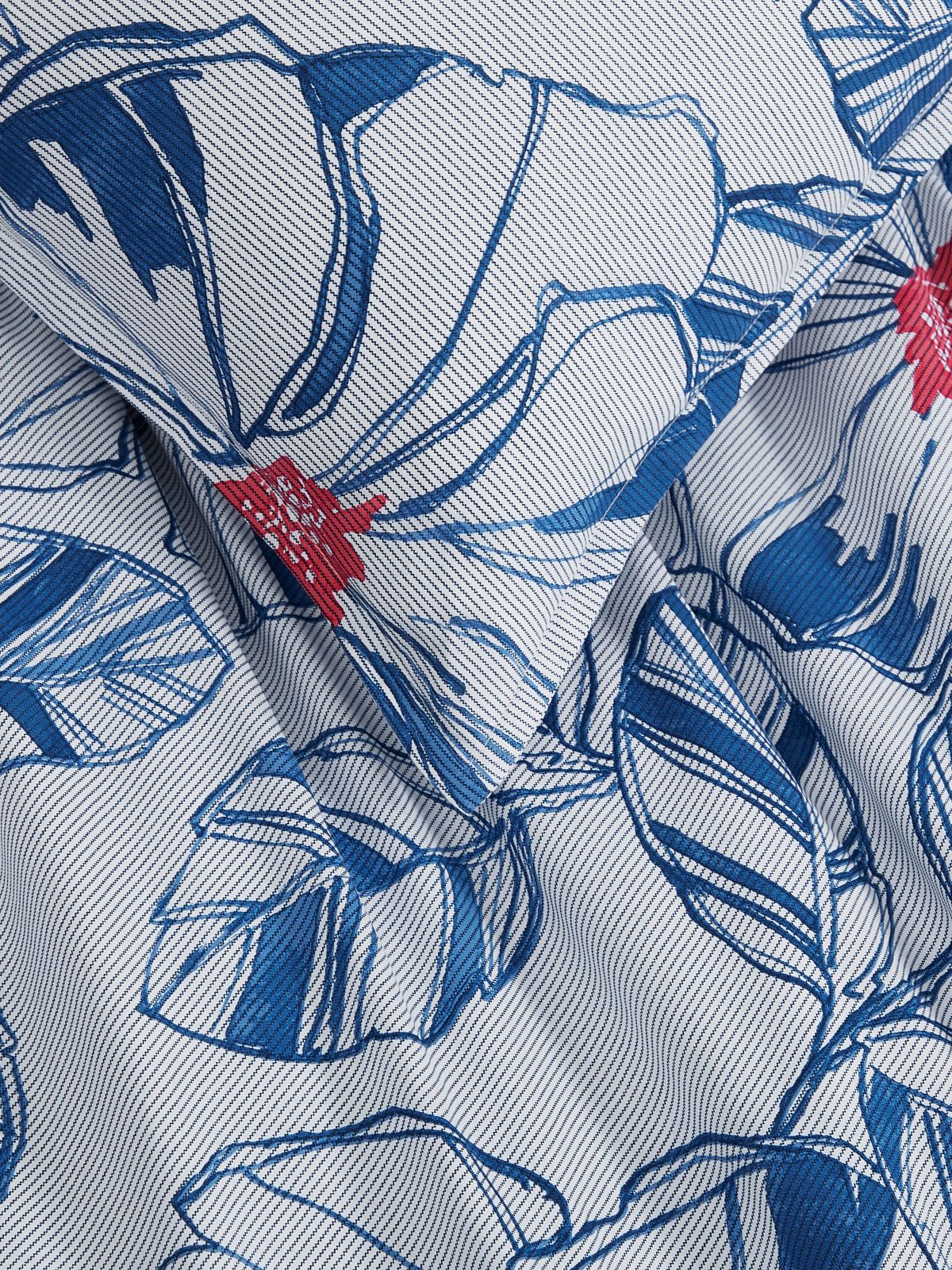 Tropical Print Comforter Set — Dream Blue