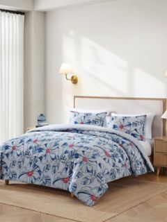 Tropical Print Comforter Set — Dream Blue 4