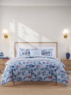 Tropical Print Comforter Set — Dream Blue 5