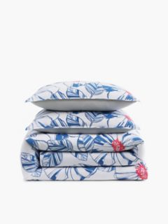 Tropical Print Comforter Set — Dream Blue 1