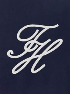 Contrast TH Monogram Logo Pillow — Core Navy 3