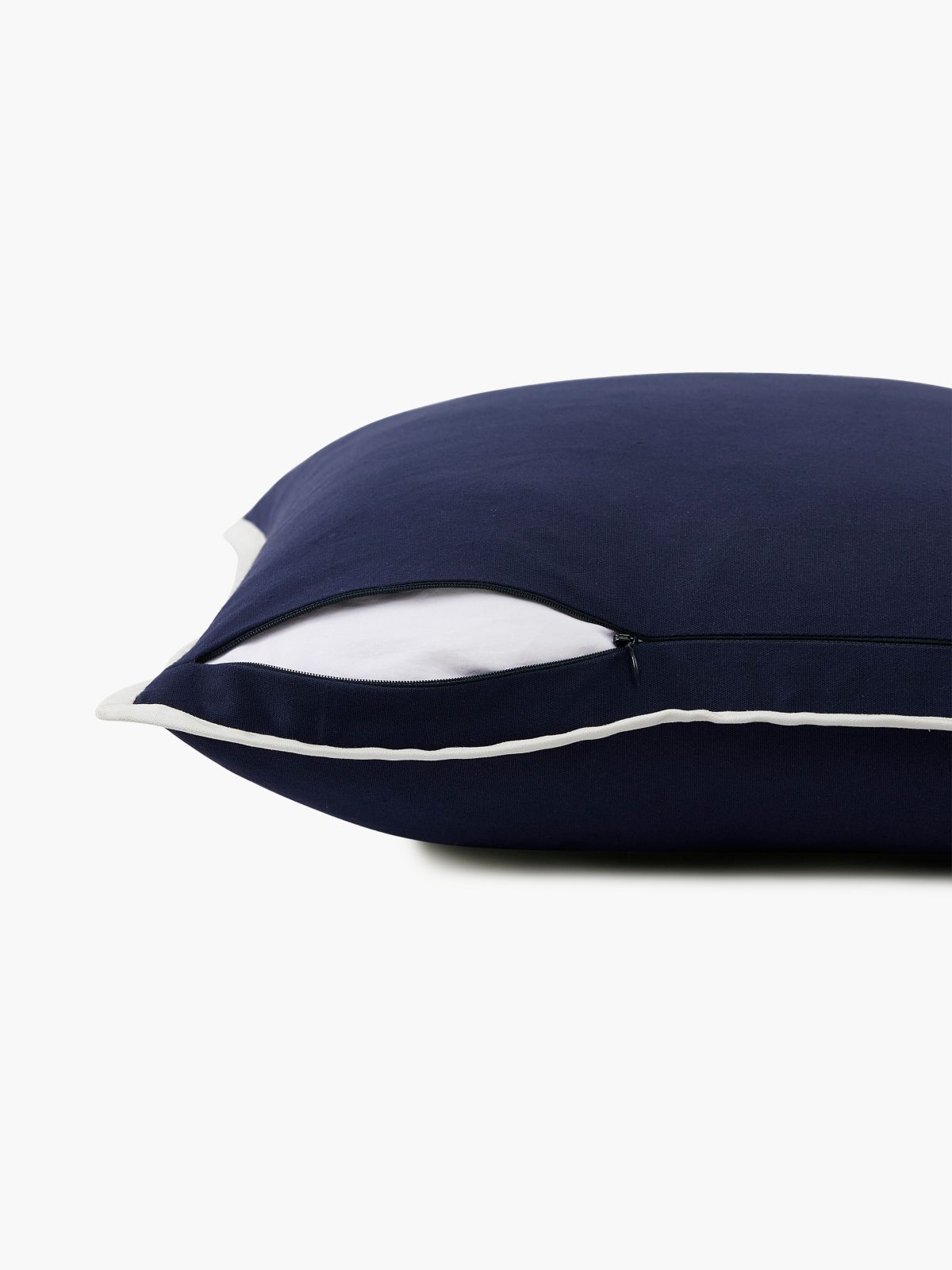 Contrast TH Monogram Logo Pillow — Core Navy