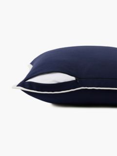 Contrast TH Monogram Logo Pillow — Core Navy 4