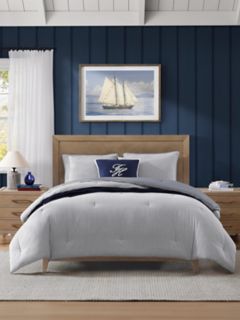 Contrast TH Monogram Logo Pillow — Core Navy 6