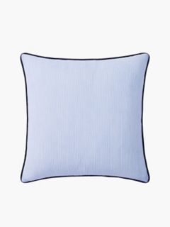 Allover TH Monogram Logo Pillow — Deep Blue 2