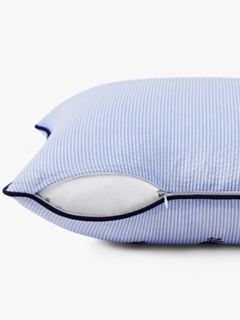 Allover TH Monogram Logo Pillow — Deep Blue 4