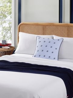 Allover TH Monogram Logo Pillow — Deep Blue 5