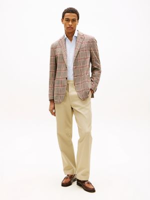 Мужские пиджаки Tommy Hilfiger Glen Plaid Wool-Blend Blazer — фото 2