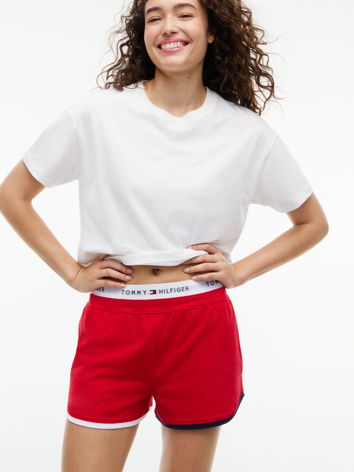 Terry Boxer Sleep Short — Tango Red