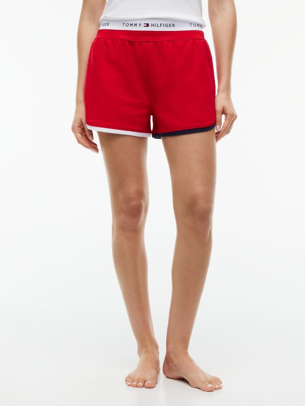 Terry Boxer Sleep Short — Tango Red